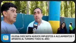 Iglesia descarta nuevos impuestos a alojamientos y apuesta al turismo todo el año