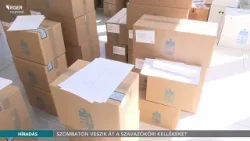 Szombaton veszik át a szavazóköri kellékeket - 2026.04.10.