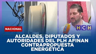 Alcaldes, diputados y autoridades del PLH afinan contrapropuesta energética