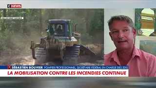 Wildfires: "We are at war," says Sébastien Bouvier