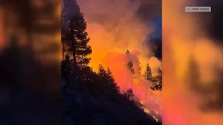 Crews continue fighting Floriston Fire as I-80 partially reopens