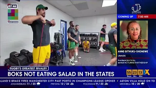 Boks not easting salad in the States