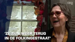 Plaatsing stolpersteine in Folkingestraat: ''De familie Bollegraaf is weer terug''