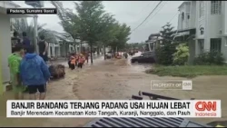 Banjir Parah Rendam Empat Kecamatan di Padang, Ratusan Warga Bertahan di Atap Rumah