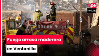 Ventanilla: Major fire alarms neighbors and consumes lumber mill