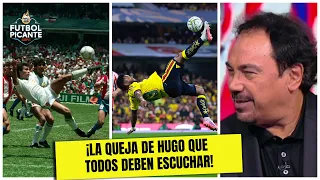 IMPERDIBLE La dulce y amarga queja de HUGO SÁNCHEZ sobre el GOL DE CHILENA de BORJA | Futbol Picante