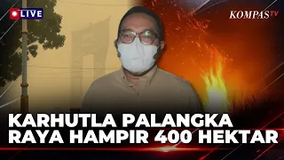 Getting Thicker! Haze in Palangkaraya Turns Yellow Due to Forest Fires | KOMPAS MALAM