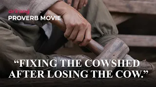 《arirang PROVERB MOVIE》: Fixing the cowshed after losing the cow(소 잃고 외양간 고친다)