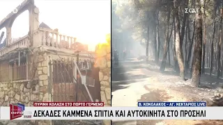 Δεκάδες καμμένα σπίτια και αυτοκίνητα στο Προσήλι | Πρωινή Ενημέρωση | 01/08/2026