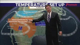Seasonably Hot on Tuesday