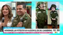 Capitán Henríquez fue sorprendido por su hijo vestido de Carabinero | Tu Día | Canal 13