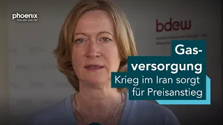 phoenix tagesgespräch mit Kerstin Andreae zur deutschen Gasversorgung | 21.08.26
