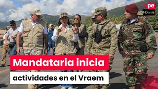 President Fujimori develops work agenda in the VRAEM