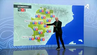 Weather forecast for Sunday, August 30, 2026.