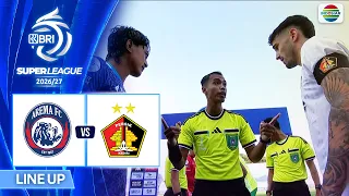 Arema FC vs Persik Kediri - Line Up & Kick Off | BRI Super League 2026/27