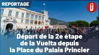 Start of the 2nd stage of La Vuelta from the Prince's Palace Square