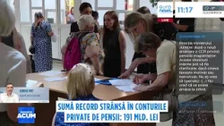 Sumă record strânsă în conturile private de pensii: 191 de miliarde de lei Sumă record strânsă în conturile private de pensii: 191 de miliarde de lei
