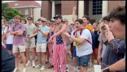 Ole Miss student kicked out of fraternity after making racist gesture at woman during protest