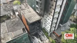 Visual Drone Pasca Kebakaran di Mampang Prapatan