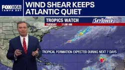 Wind shear keeps Atlantic quiet