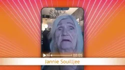 TV Oranje app videoboodschap - Jannie Souilljee