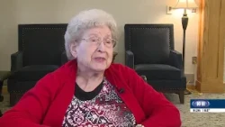 Woman in York celebrating a milestone, turning 106