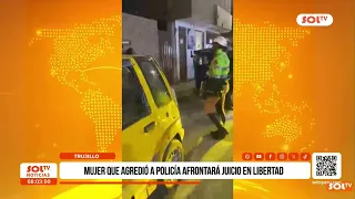 Trujillo: Woman who assaulted police officer to face trial while free
