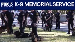 Fallen K-9’s honored during memorial service