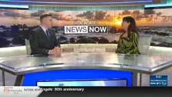 Плакат в честь Месяца осведомленности о сексуальном насилии.