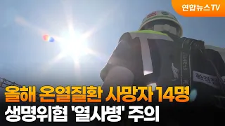 14 Deaths from Heat-Related Illness This Year... Warning: Life-Threatening 'Heatstroke' / Yonhapn...