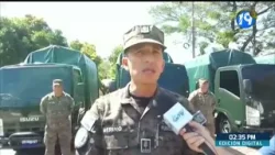 En el departamento de CHALATENANGO, el Ministro de Defensa juramentó a un grupo de soldados. En el departamento de CHALATENANGO, el Ministro de Defensa juramentó a un grupo de soldados.