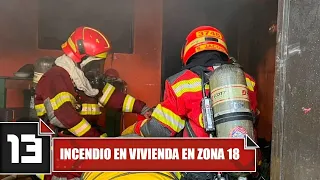 House fire in Zone 18