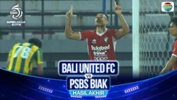 Bali United FC VS PSBS Biak - Hasil Pertandingan | BRI Super League 2025/26
