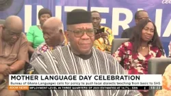 Bureau of Ghana Languages calls for policy, push local dialects teaching from basic to SHS (21-2-24)