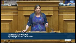 Ζ. Κωνσταντοπούλου (Πρόεδρος ΠΛΕΥΣΗΣ ΕΛΕΥΘΕΡΙΑΣ)(Σχέδιο Νόμου Υπουργείου Υγείας) (30/06/2026)