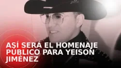 Así será el homenaje público para Yeison Jiménez
