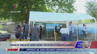 Parents take over Esteban Guardiola School to protest removal of bilingual teachers