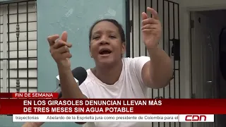Residents in Los Girasoles report being without running water for over three months