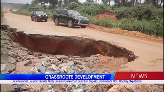 Uhunmwonde Council Tackles Gully Erosion On Morgan Junction Bypass, Commends Gov. Monday Okpebholo