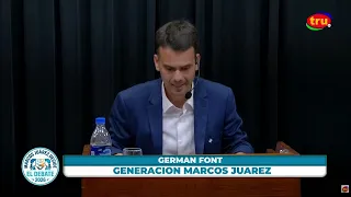 Marcos Juárez 2026 The Debate. Candidate Presentations. Summary