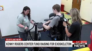 ‘Life-Changing’ exoskeleton could become permanent at Kenny Rodgers Center if funds are raised