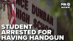 Student arrested at Dunbar High School for having a handgun