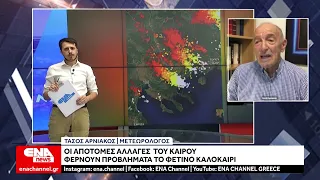 Την απότομη αλλαγή του καιρού και τα ξαφνικά μπουρίνια σχολιάζει ο μετεωρολόγος Τάσος Αρνιακός