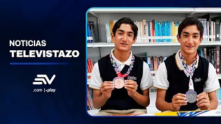 Guayaquil twins win gold and bronze at Math Olympiad in Japan | Televistazo