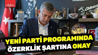 The program for Özgür Özel's "New Party" has been revealed! Approval of the autonomy charter in t...