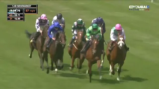"Haffner"🏇 يفوز بشوط "Rossdales British EBF Maiden Stakes"✨ ضمن مهرجان جولاي كب على مضمار نيوماركت
