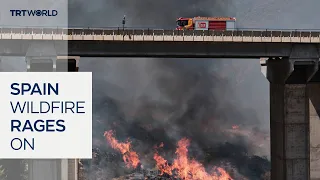 Spain battles one of its largest wildfires as evacuations continue