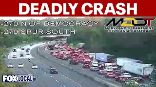 Wrong-way crash on I-270 kills 2 in Maryland