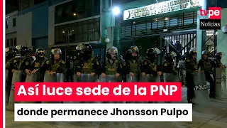 This is what the PNP headquarters looks like where alias Jhonsson Pulpo, the alleged ringleader o...