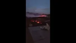 capocotta in fiamme il Mecs Village